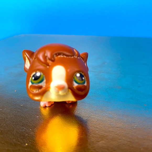 LITTLEST PET SHOP GUINEA PIG BROWN & WHITE RODENT - Picture 2 of 7